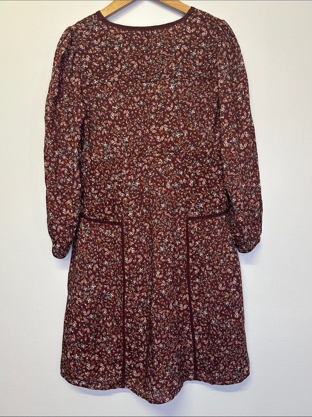 Lucky Brand 3/4 Sleeve V-Neck Mini Dress size medium - Picture 6 of 6